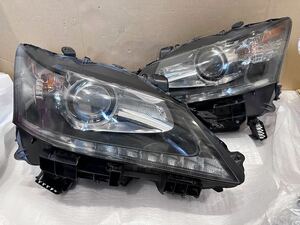 レクサス純正 破損無しASSY 10系 GS LEXUS 前期 GS250/GS350 GRL10/GRL11/GRL15 キセノン HID 左右セット ヘッドライト ヘッドランプ 打刻1