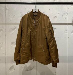 【サイズS】Engineered Garments Aviator Jacket Flight Satin Coyote エンジニアードガーメンツ フライトジャケット MA-1