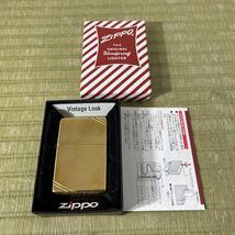 ▲送料無料 ▲Zippo ジッポーライター Vintage Look PAT.2032695 着火未確認 ジャンク_画像1