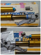 希少 絶版 初代 YZF-R1 4XV 5JJ 用 OHLINS オーリンズ 倒立フロントフォーク FG43 美品_画像4