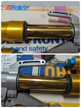 希少 絶版 初代 YZF-R1 4XV 5JJ 用 OHLINS オーリンズ 倒立フロントフォーク FG43 美品_画像6