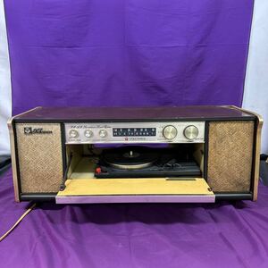 ◆昭和レトロ Columbia/コロンビア STEREOPHONIC SOUND SYSTEM 型番不明 ラジオ レコードプレイヤー 125-62