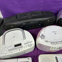 ◆⑧オーディオ機器 大量まとめ売り ラジカセ ラジオ カセット CDプレーヤー MD SANYO TOSHIBA KENWOOD Panasonic AIWA SONY 128-9_画像3