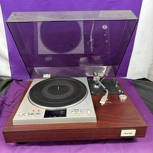 ◆中古 Aurex/オーレックス レコードプレイヤー SR-510 ターンテーブル オーディオ機器 昭和レトロ 128-77