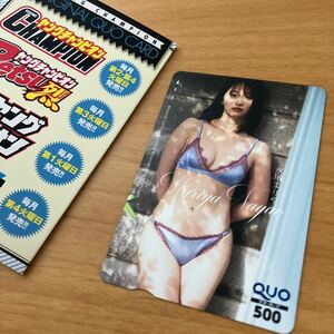 別冊ヤングチャンピオン2023年8月号　応募　永尾まりやQUOカードC未使用新品