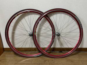 Campagnolo Recordハブ32H+Mavic CXP33リム 完組ホイール中古