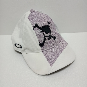 ◆オークリー スカル　ゴルフ　OAKLEY GOLF　キャップ　帽子　切替デザイン　調整バンド付　スポーツ