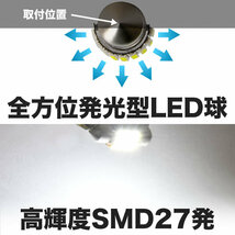 C35 ローレルクラブS H9.6-H14.8 猛爆 とてつもなく明るい 全方位 LEDルームランプ 1点セット_画像3