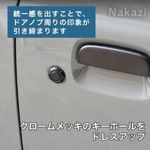 スズキ　ジムニー　シエラ　キーホールカバー　JB64・JB74専用　マグネット 鍵穴カバー_画像2