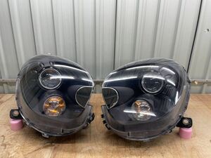 5-1115-2★レンズ コーティング済み ★ BMW MINI R60 ミニ　クロスオーバー カスタム 純正 HID ヘッドライト 左右 インナー ブラック