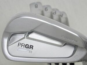 新品 PRGR ◆ 03 アイアン (2022) ◆ #7-9,P,A 5本セット ◆ (S) NS850GH neo ◆ スチール ネオ // 日本正規品 ゼロサン プロギア