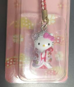  Hello Kitty kabuki коллекция снег . эмблема ремешок netsuke Sanrio retro 