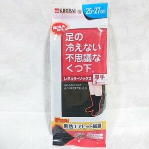 送料140円★桐灰 足の冷えない不思議なくつ下★25～27cm