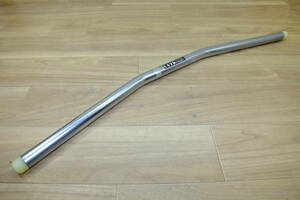 ◆ オーバー OVER RACING ドラッグバー バーハンドル ミリバー 7/8インチ 22.2mm 中古品 アルミ・アルマイト 幅67cm・引き7cm