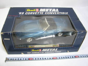 ミニカー 1/18　レベル '69 コルベット コンバーチブル ダイキャスト Revell METAL '69 CORVETTE CONVERTIBLE 08819 1992年製