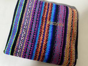 1円～MISSONI/ミッソーニ×今治タオル【新品】ストリシア高級タオルハーフケット　おひざ掛け