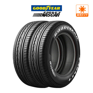 新品・バン用 サマータイヤのみ・送料無料(2本) グッドイヤー EAGLE イーグル #1 NASCAR (ナスカー) 215/65R16 109/107R ホワイトレター