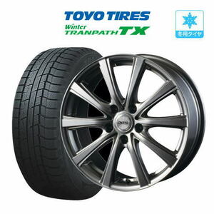 スタッドレスタイヤ ホイール 4本セット BADX DOS SE-10R TOYO ウィンタートランパス TX 215/60R17 カローラクロス