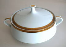 #l3 即決 NORITAKE ノリタケ MILTON スープポット 蓋つき 28cm_画像1