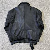 【即完売品】ZARA ザラ　水牛革　レザー　ライダースジャケット　XL_画像3