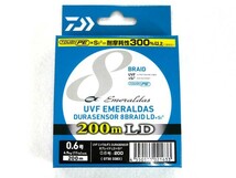 ダイワ(DAIWA) UVF エメラルダス デュラセンサー(EMERALDAS DURASENSOR) ×8 LD＋Si2 0.6号 200m マルチカラー PEライン 11ｌｂ_画像1