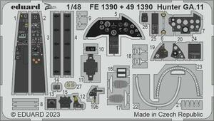 エデュアルド ズーム1/48 FE1390 Hawker Hunter GA.11 for Airfix kits