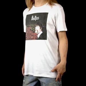 新品 ビートルズ BEATLES ドラマー リンゴスター アップル 林檎 かじり Tシャツ S M L XL ビッグ オーバー サイズ XXL~5XL ロンT パーカー