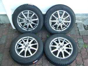 スタッドレスタイヤ　ブリザック　165/65R14　4穴　PCD100　タンク　ルーミ　パッソ　ブーン　ヴィッツ　ポルテ