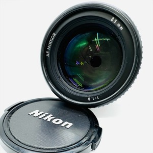 Nikon ニコン NIKKOR AF 1:1.8 85㎜ カメラレンズ 動作未確認 一眼カメラ カビ少しあり コレクション 中古品 保管品 1円出品 趣味 1450