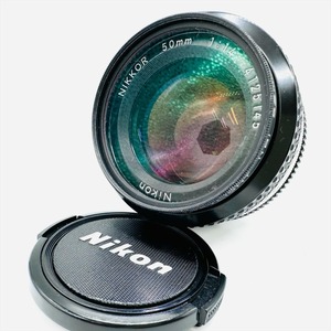 Nikon ニコン NIKKOR 50㎜ 1:1.4 レンズ 動作未確認 一眼カメラ 保管品 内カビ少な目 コレクション 中古品 1円出品 両側キャップあり 1608