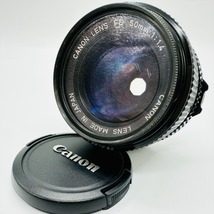 Canon キヤノン レンズ FD 50㎜ 1:1.4 一眼カメラ 動作未確認 カビ数か所あり 中古品 コレクション 保管品 写真 趣味 オークション 1467_画像1