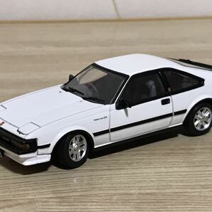 送料無料 1/43 タイヤ舵変更可能ミニカー 当時物 トヨタ セリカ ダブルエックス TOYOTA CELICA XX 旧車の画像3