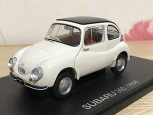 送料無料　1/24 国産名車コレクション スバル 360 旧車 ミニカー SUBARU 1958 てんとう虫
