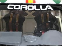 1/24 プラモデル完成品　ジャンク　トヨタ　カローラ WRC ラリーカー　ケース付き　TOYOTA COROLLA RALLY CAR GREAT BRITAIN_画像3