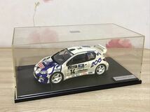 1/24 プラモデル完成品　ジャンク　タミヤ　プジョー　206 WRC ラリーカー ケース付き　TAMIYA PEUGEOT RALLY CAR_画像7