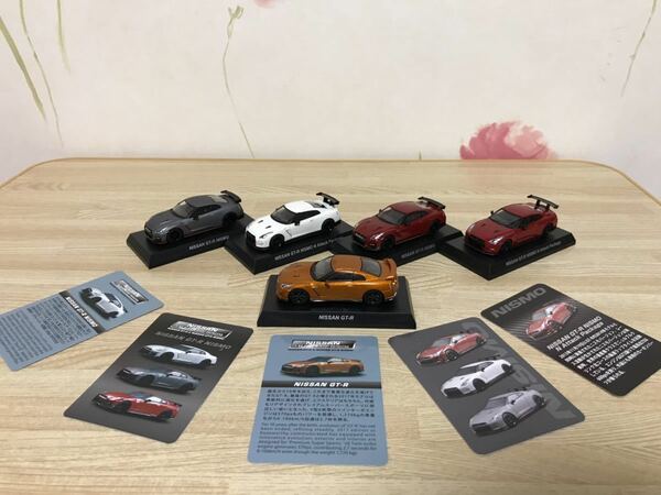 送料無料　1/64 京商　日産 GT-R R35 ミニカー5台セット　ニスモ N アタックパッケージ KYOSHO NISSAN NISMO Attack Package