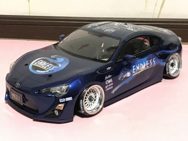 送料無料　未走行　1/10 トヨタ　86 エンドレス　サイン入り　ラジコンボディ　タミヤ TAMIYA TOYOTA ENDLESS