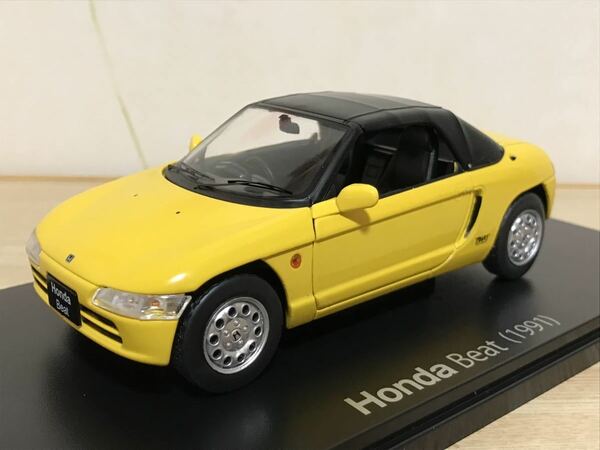 送料無料　1/24 国産名車コレクション ホンダ ビート　旧車 ミニカー　HONDA BEAT 1991 軽自動車 スポーツカー