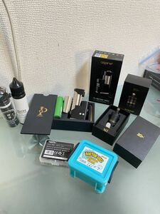 超豪華フルセット！アスパイア ステルスMOD ZQ RTA アトマイザー バッテリー コットン コイル リキッド 美品