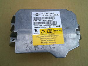 * ML16 Mini R56 R55 SRS air bag computer module 3451779 * BMW Mini MINI ME14 MF16 one Cooper Cooper S MF16S MM16