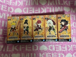 【定型外350円】 全5種セット NARUTO ナルト NARUTOP99 ワールドコレクタブルフィギュア vol.1 シカマル 我愛羅 自来也 千手柱間 ワーコレ