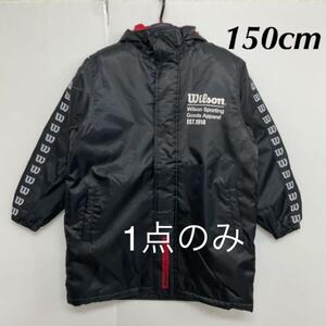  new goods 16068 Wilson black / red 150cm with cotton lining fleece bench coat tennis 