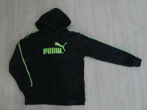 ★　1シーズン着　★puma★　ブラック　パーカー　★　150cm　