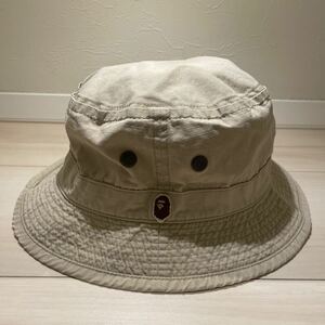 初期タグ APE ハット BAPE ベイプ エイプ アベイシングエイプ ABATHINGAPE NIGO コーネリアス Cornelius サファリハット 帽子 ノーウェア