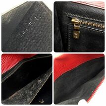 ルイヴィトン LOUIS VUITTON クラッチバッグ セカンドバッグ M52657 モンテーニュ 27 エピ G金具 レザー 赤系 01-23111208-c_画像10