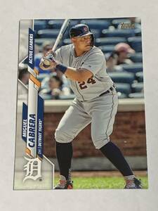 MIGUEL CABRERA 2020 TOPPS UPDATE #U184 TIGERS 即決