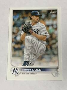 GERRIT COLE 2022 TOPPS SERIES 1 #35 YANKEES 即決