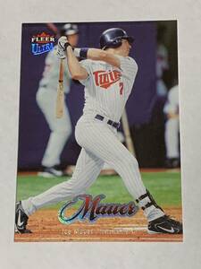 JOE MAUER 2007 FLEER ULTRA #107 TWINS 即決