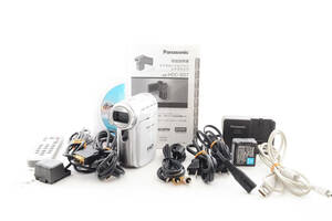 ★美品★ Panasonic パナソニック HDC-SD7 フルハイビジョン ビデオカメラ ホワイト 付属品多数 #900
