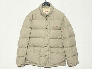 【70s LEVI'S】リーバイス ダウンジャケット タン ビンテージ vintage DAWN JACKET 65/35 サイズM